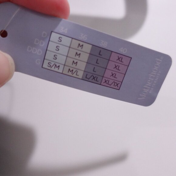 NEW Motherhood Full Busted Seamless Maternity Nursing Bra Black Size L 99162-01 - Picture 6 of 6